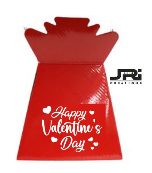 Bouquet Box Decal Only Valentines Day