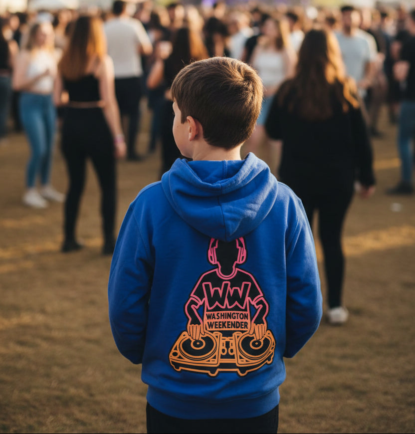 🚨**Washington Weekender Official Event Merchandise**🚨Kids/Adult Hoodie Royal Blue Hooded Sweatshirt
