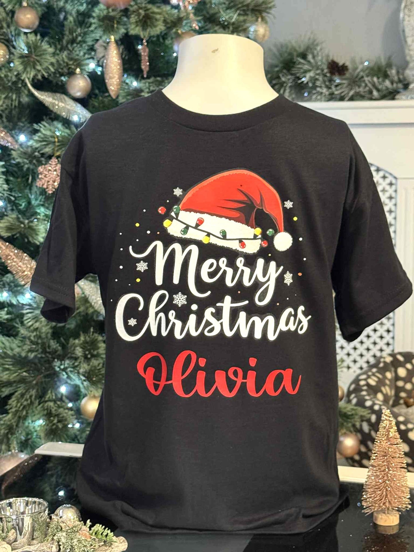 🎅Christmas Personalised Kids/Adult Family T-Shirts 🎄Merry Christmas