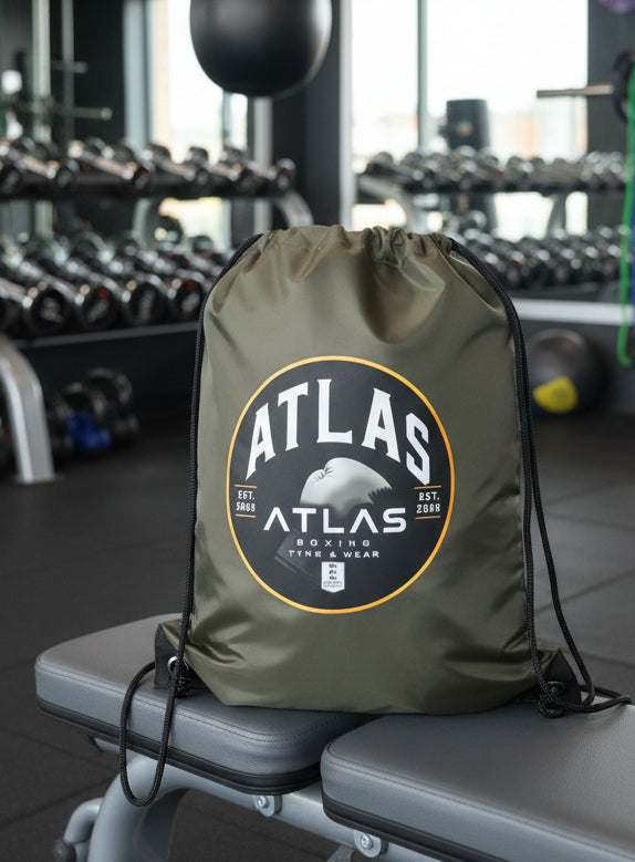 Kid's/Adult Drawstring Gym Bag 🥊( Olive ) ( White ) ( Black )