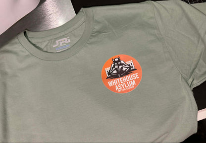Official Whitehouse Asylum Tattoos Merchandise T-Shirt Summer Edition ( Sage )