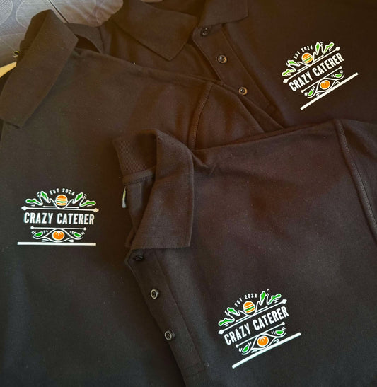 Business Polo T-Shirt Crazy Caterer