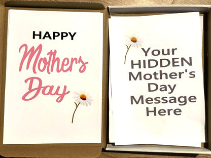 Mother's Day! v2 Chocolate Sweet Selection Box With A Personalised Hidden / Secret Message & Image
