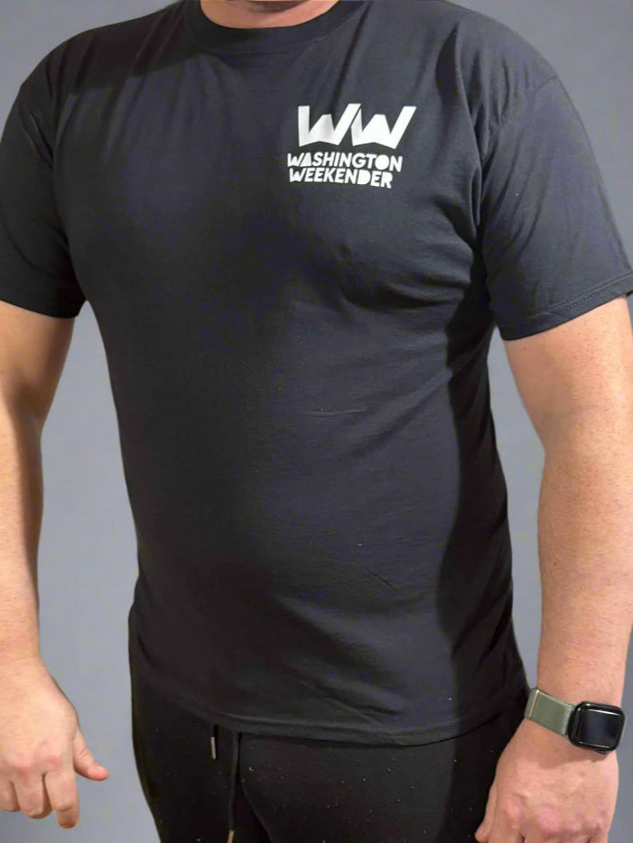 Washington Weekender Official Merchandise Black T Shirt