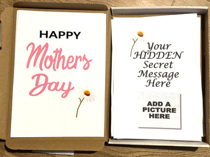 Mother's Day! v2 Chocolate Sweet Selection Box With A Personalised Hidden / Secret Message & Image