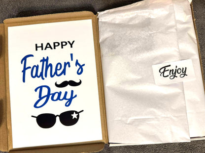 Father's Day! Chocolate Sweet Selection Box With A Personalised Hidden / Secret Message & Image