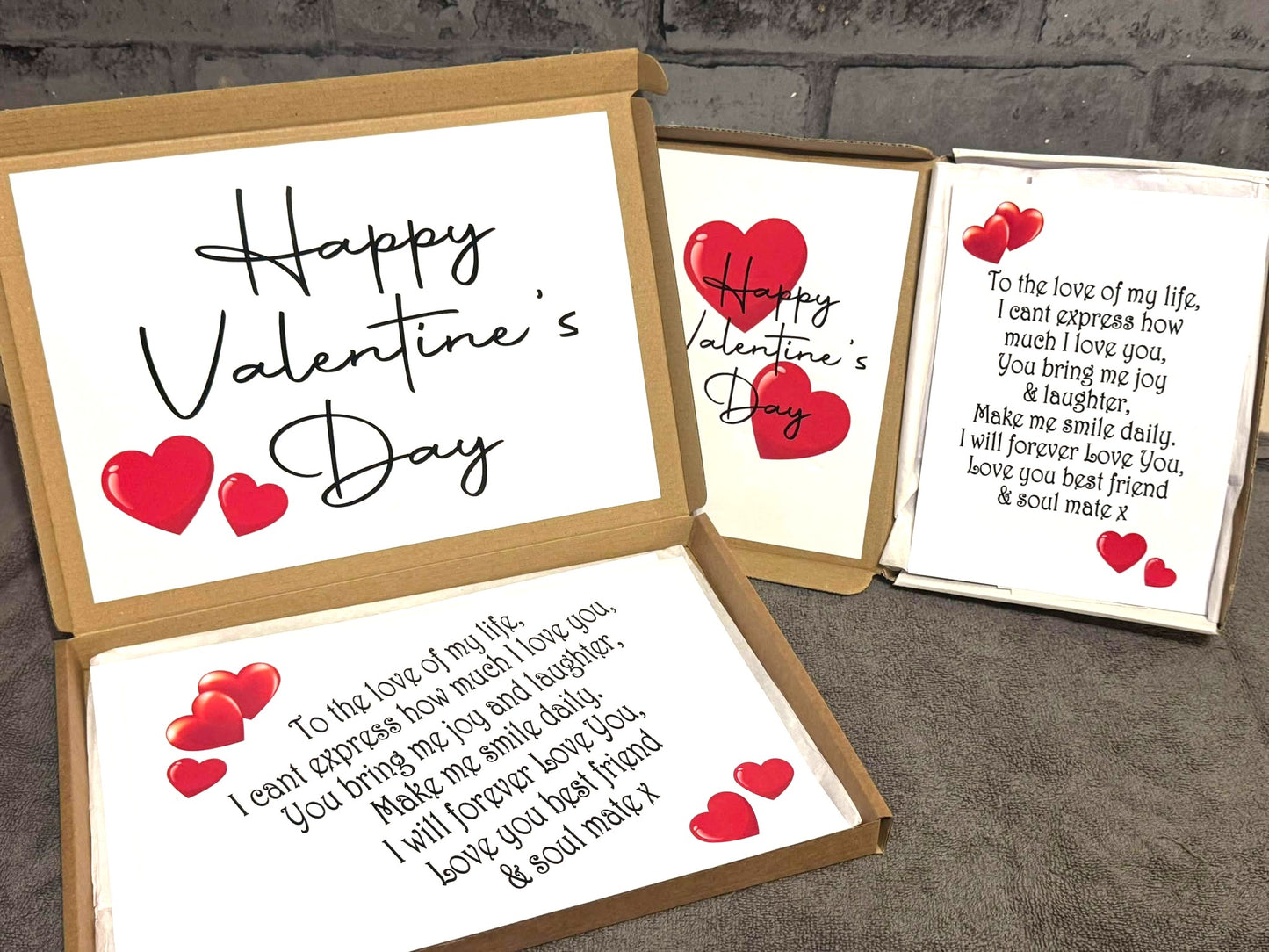 Valentine's Day Chocolate Sweet Selection Box With A Personalised Hidden / Secret Message & Image