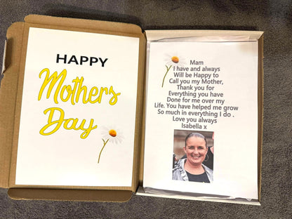 Mother's Day! v1 Chocolate Sweet Selection Box With A Personalised Hidden / Secret Message & Image