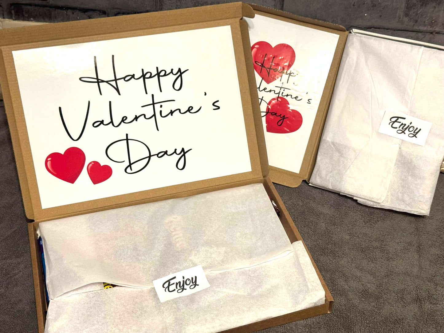 Valentine's Day Chocolate Sweet Selection Box With A Personalised Hidden / Secret Message & Image
