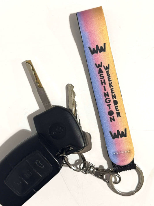 Washington Weekender Official Merchandise Wristlet Keychain