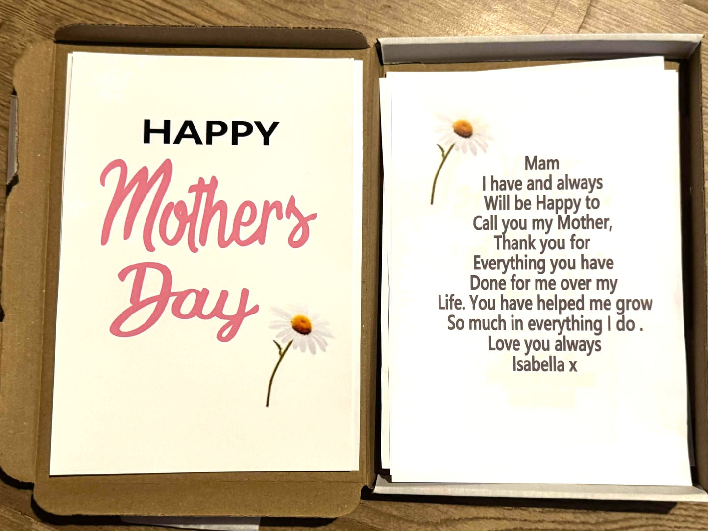 Mother's Day! v2 Chocolate Sweet Selection Box With A Personalised Hidden / Secret Message & Image