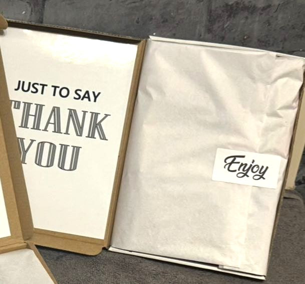 Thank You! Chocolate Sweet Selection Box With A Personalised Hidden / Secret Message & Image