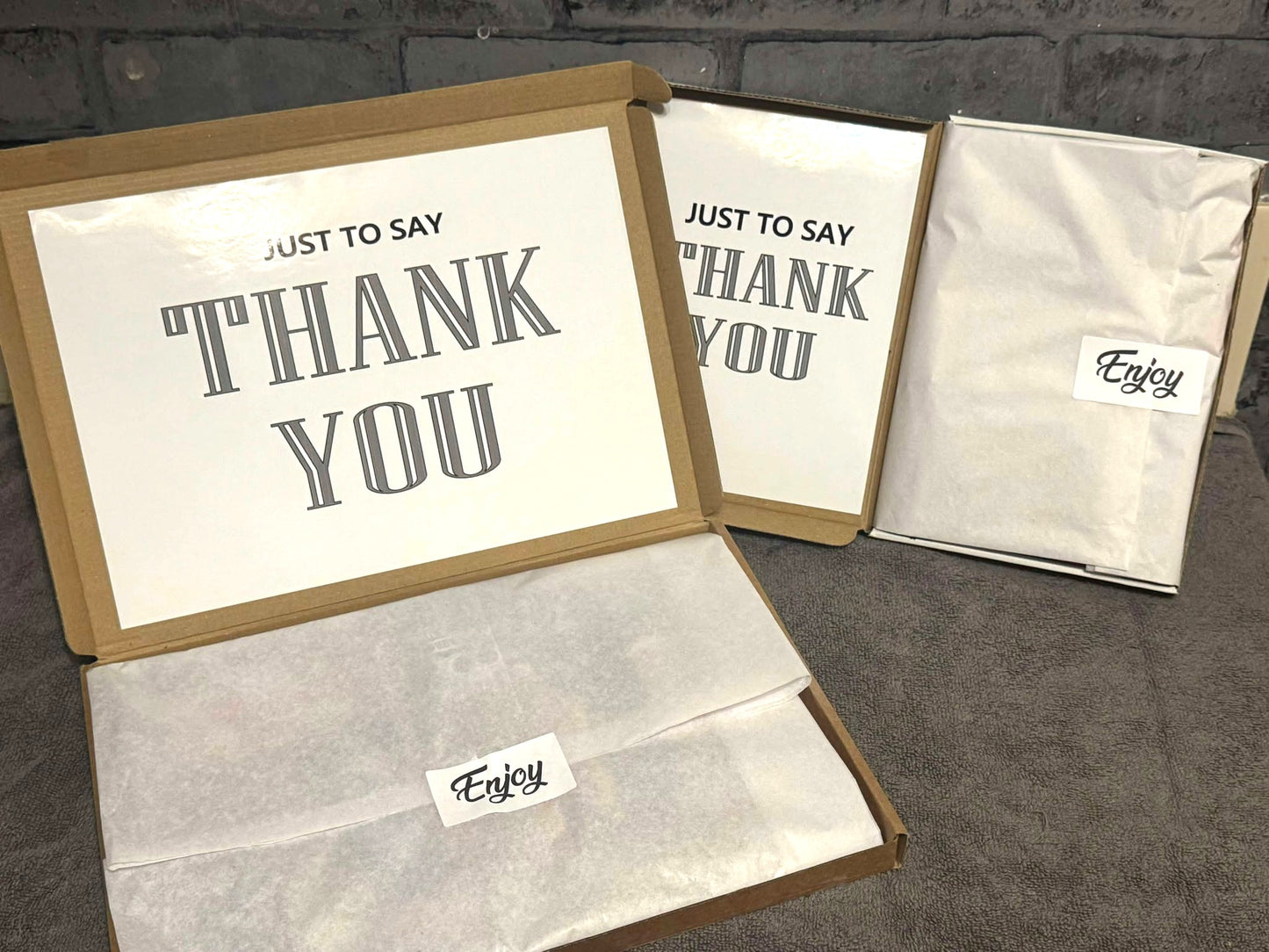 Thank You! Chocolate Sweet Selection Box With A Personalised Hidden / Secret Message & Image