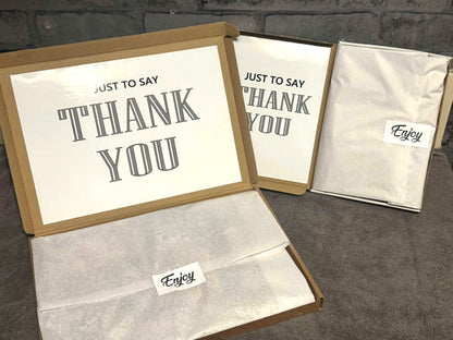 Thank You! Chocolate Sweet Selection Box With A Personalised Hidden / Secret Message & Image