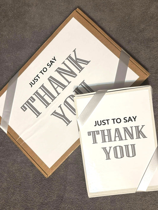 Thank You! Chocolate Sweet Selection Box With A Personalised Hidden / Secret Message & Image