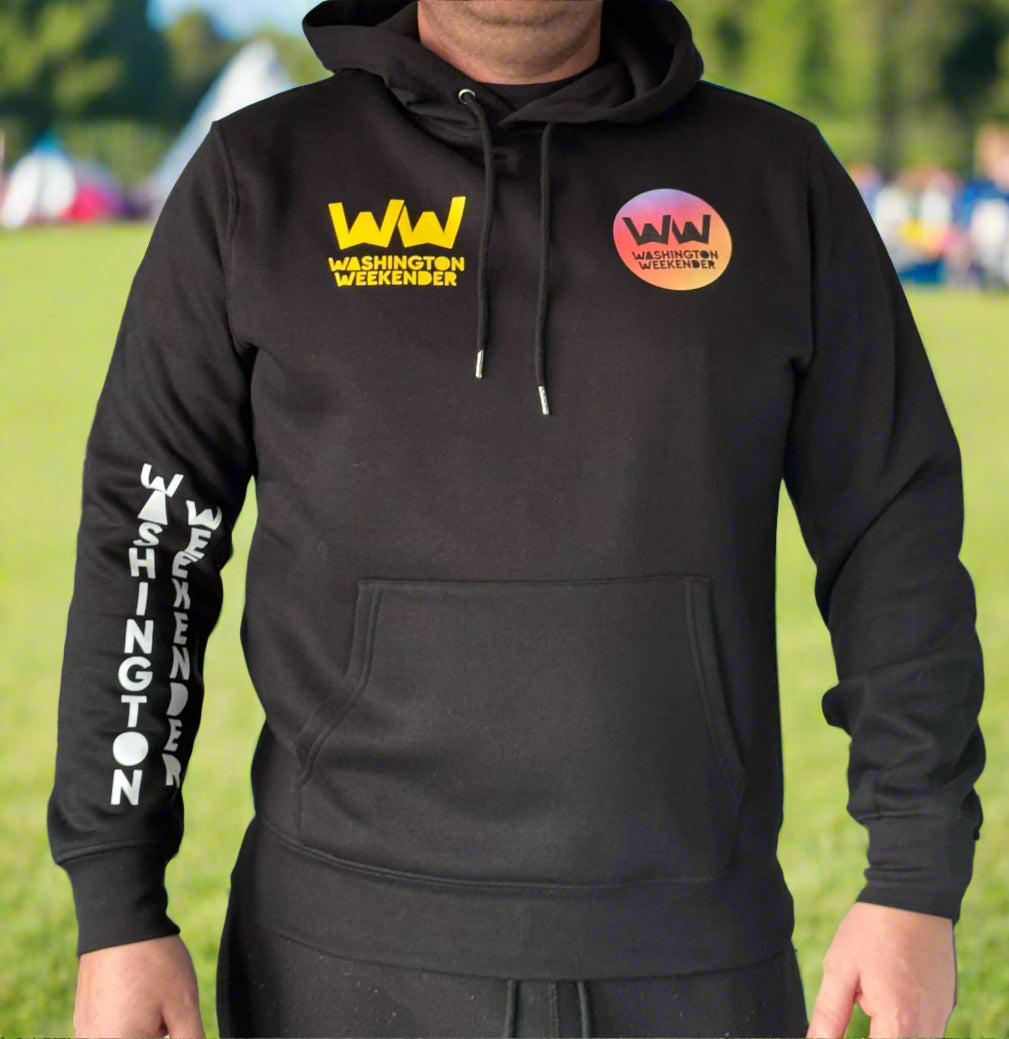Washington Weekender Official Merchandise PROMO Black Hoodie