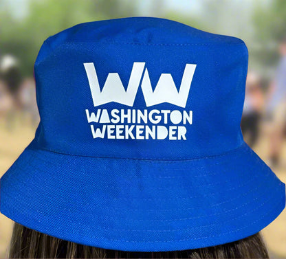 Washington Weekender Official Merchandise Reversable Blue Bucket Hat