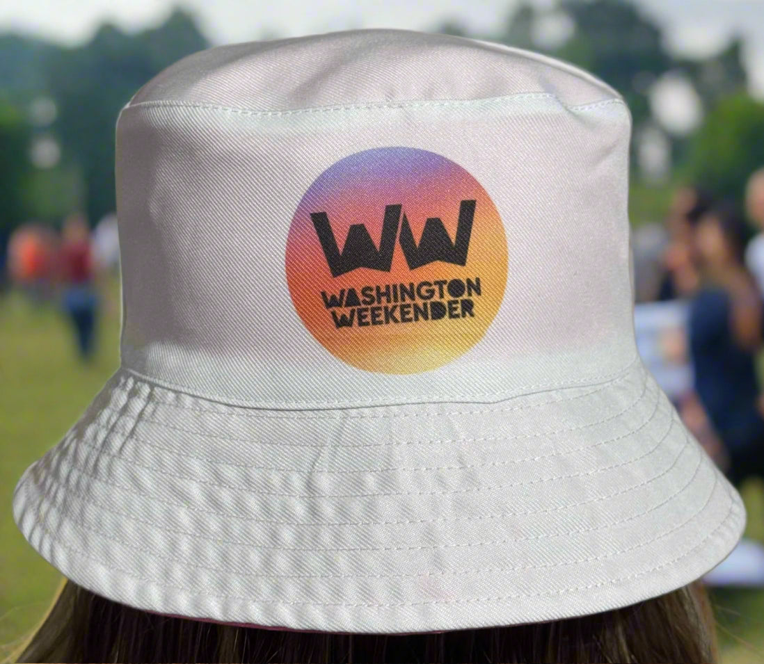 Washington Weekender Official Merchandise Reversable Blue Bucket Hat