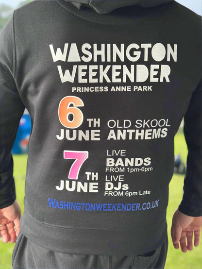 Washington Weekender Official Merchandise PROMO Black Hoodie