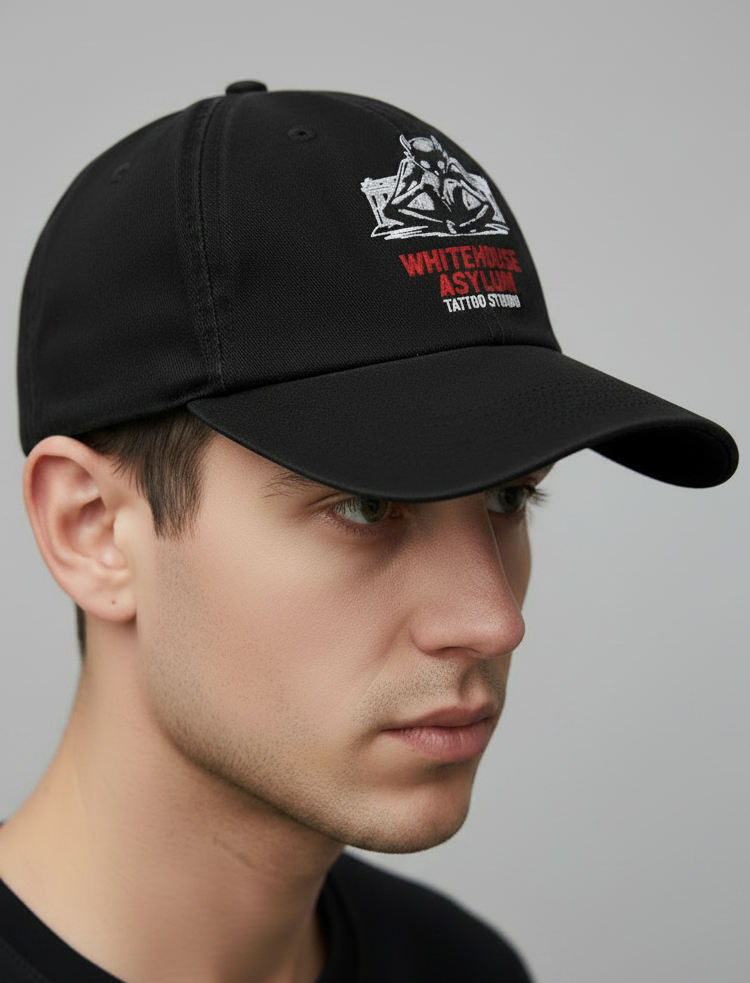 Official Whitehouse Asylum Tattoos Merchandise Cap ( One Size )