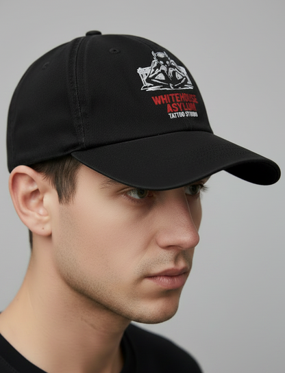 Official Whitehouse Asylum Tattoos Merchandise Cap ( One Size )