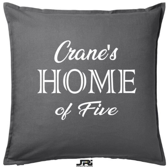 Personalised 50x50 Cushion Home Of Design