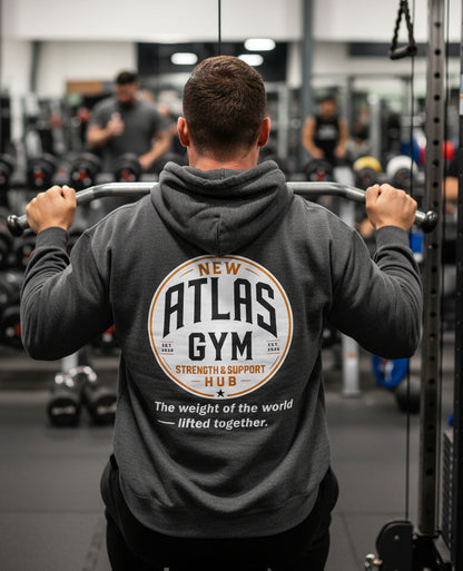 Kid's/Adult Soft Cotton 280GSM Gym Hoodie ( Charcoal )🏋️‍♂️
