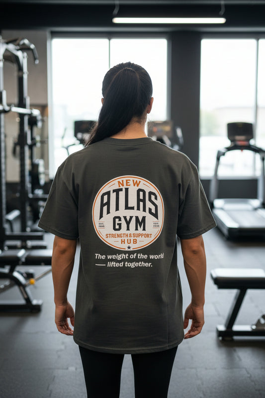Kid's/Adult Heavy Cotton T-Shirt ( Charcoal )🏋️‍♂️