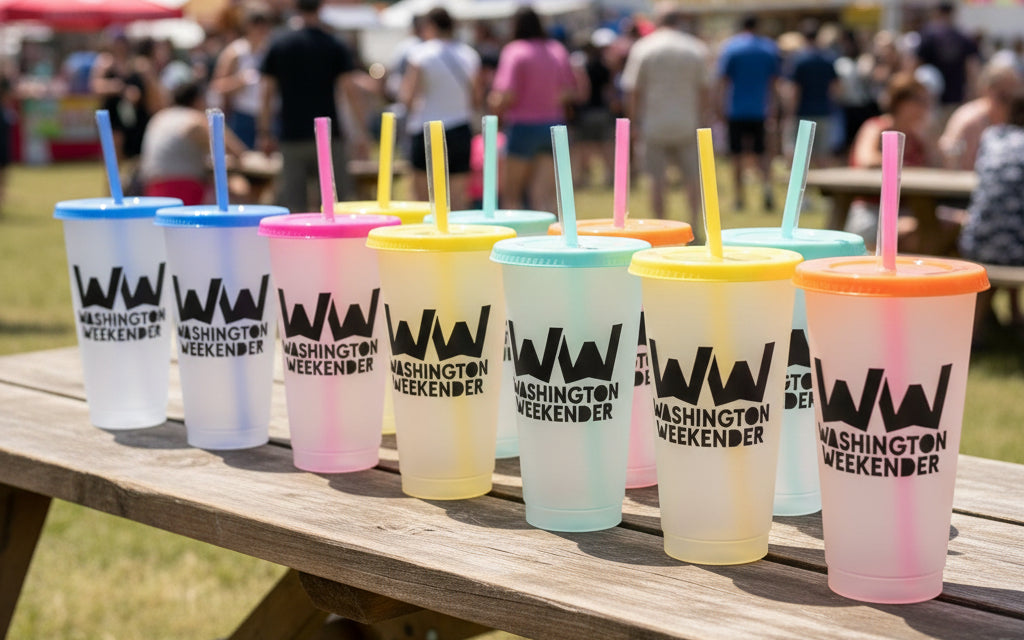🚨**Washington Weekender Official Event Merchandise**🚨 24oz Cold Cup 🍻Refill At The Bar🍻 Various Colour