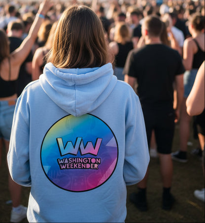 🚨**Washington Weekender Official Event Merchandise**🚨Kids/Adult Hoodie Pale Blue Hooded Sweatshirt