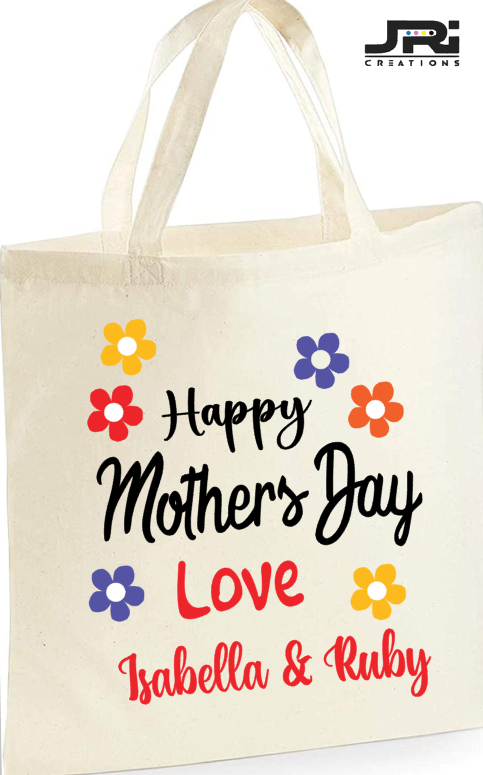 Personalised Tote Shopping Happy Mothers Day