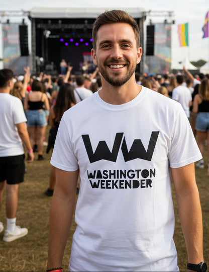 🚨**Washington Weekender Official Event Merchandise**🚨* T Shirt White