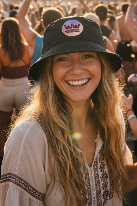 🚨**Washington Weekender Official Event Merchandise**🚨 Reversable Black Bucket Hat