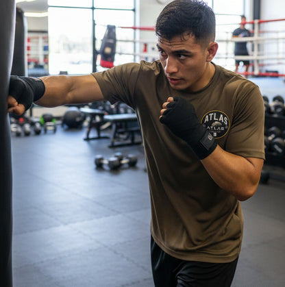 Adult Cool Gym Breathable T-Shirt ( Olive )🥊