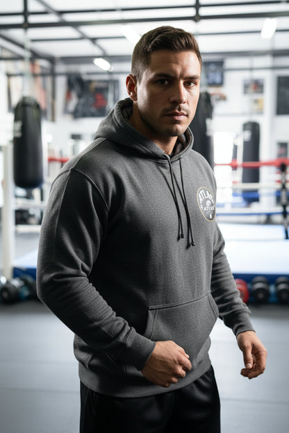 Kid's/Adult Soft Cotton 280GSM Gym Hoodie ( Charcoal )🥊