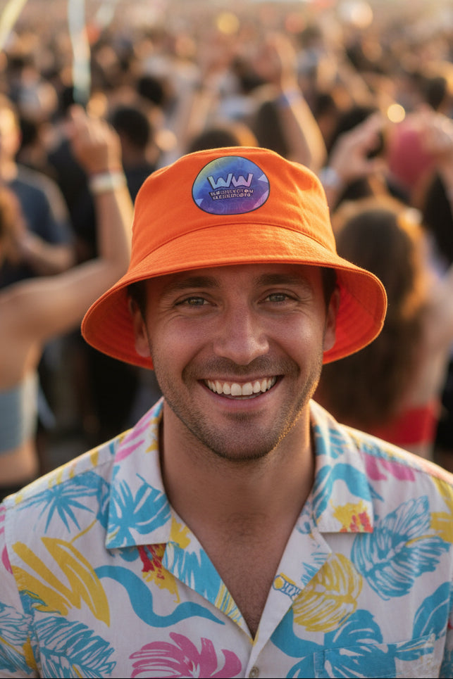 🚨**Washington Weekender Official Event Merchandise**🚨 Reversable Orange Bucket Hat