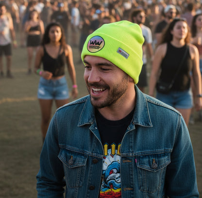 🚨**Washington Weekender Official Event Merchandise**🚨Thinsulate Beanie Wooly Hat Fluorescent Yellow