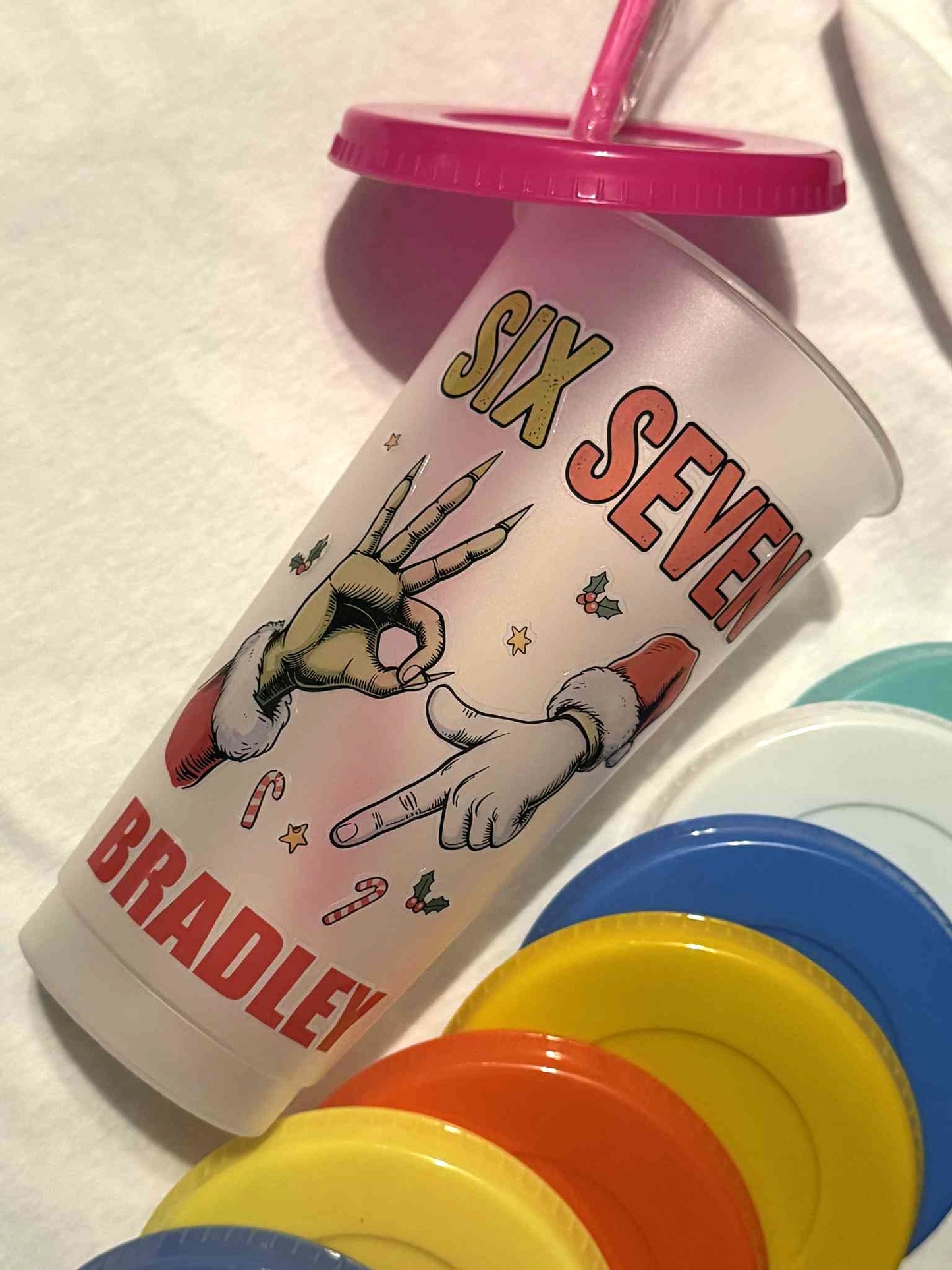 Christmas Cold Cup 🎄SIX SEVEN Santa & Grinch 67