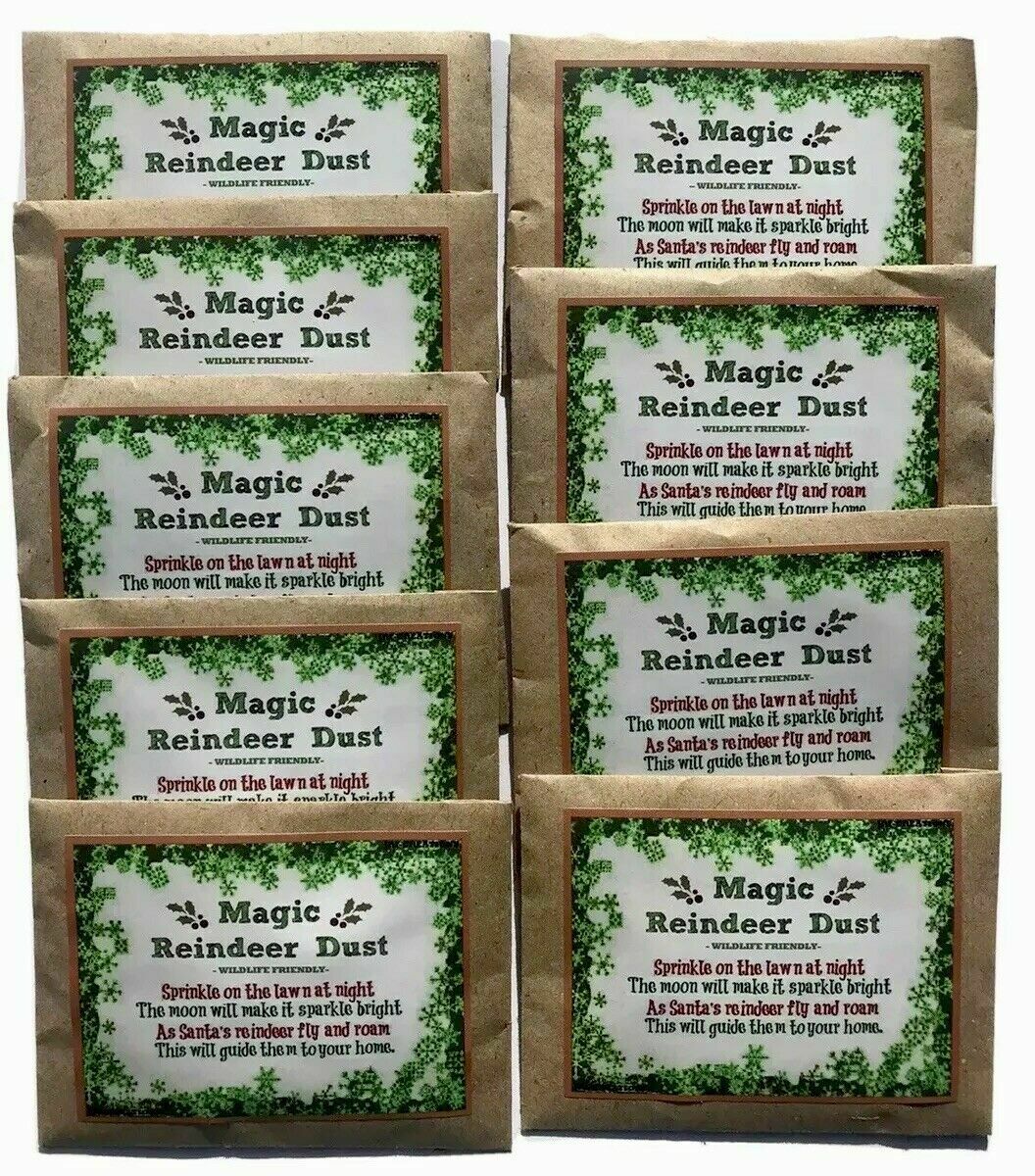 Magic Christmas Eve Reindeer Dust (Eco Friendly) x18 Pack