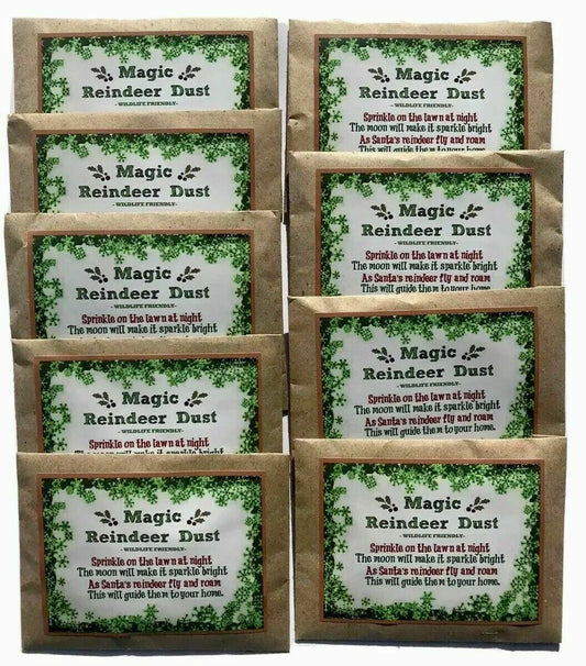 Magic Christmas Eve Reindeer Dust (Eco Friendly) x9 Pack