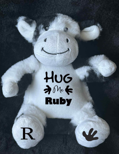 Personalised Soft Toy Plush Mumbles Print Me Teddy Bear, 💫 Hug Me Keep Sake Teddy