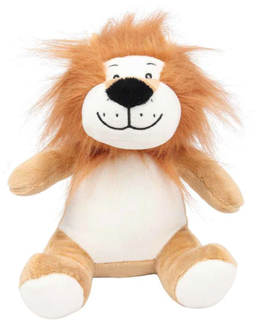Personalised Soft Toy Plush Mumbles Print Me Teddy Bear, Printed Design Your Own 🖼️ Lion