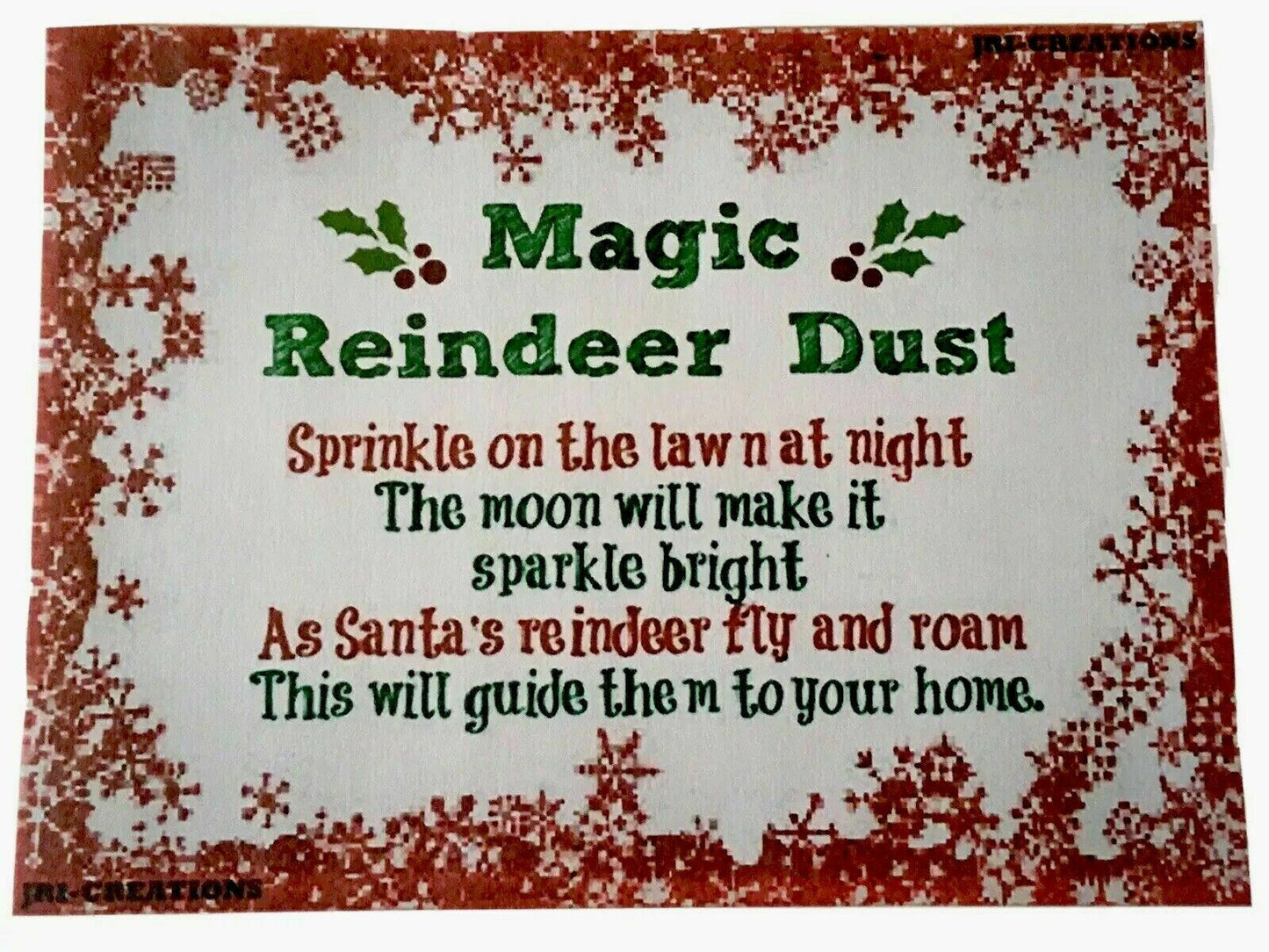 Magic Christmas Eve Reindeer Dust (Glittery Oats) x3 Pack