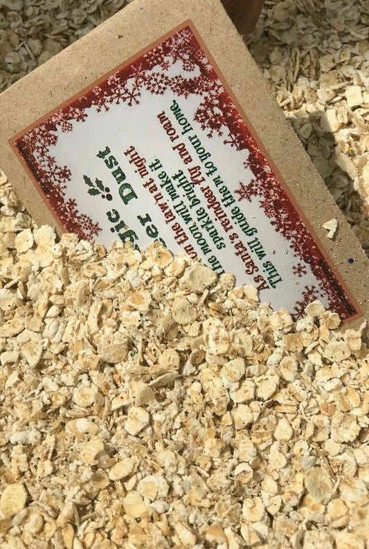 Magic Christmas Eve Reindeer Dust (Glittery Oats) x27 Pack
