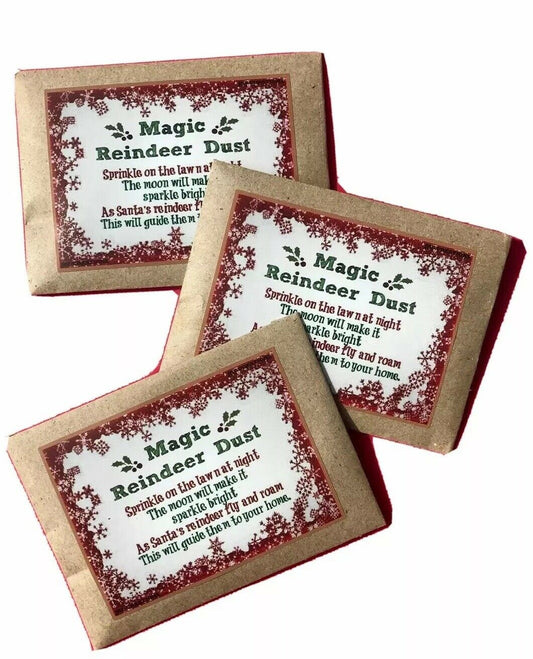 Magic Christmas Eve Reindeer Dust (Glittery Oats) x3 Pack