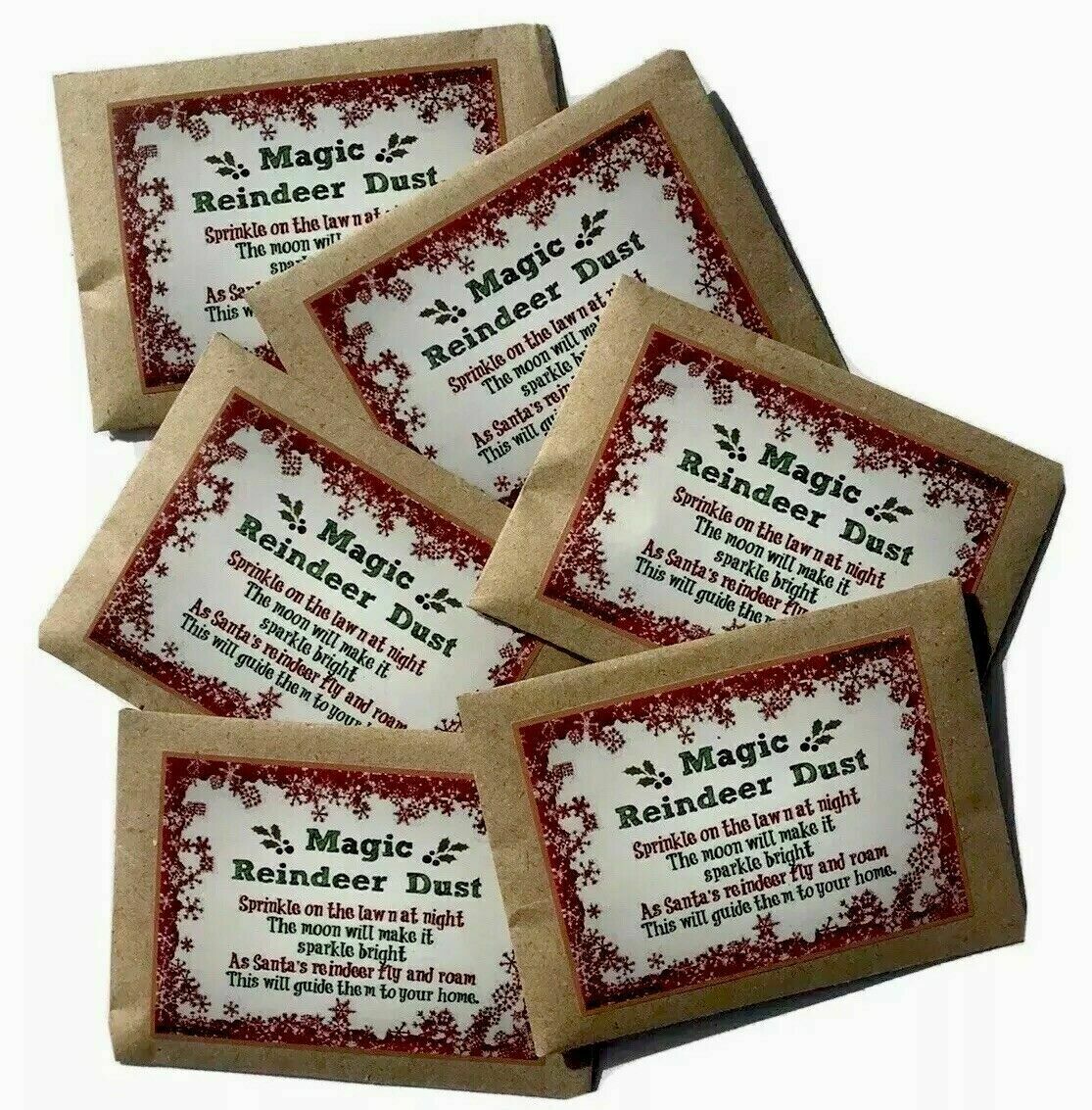 Magic Christmas Eve Reindeer Dust (Glittery Oats) x3 Pack