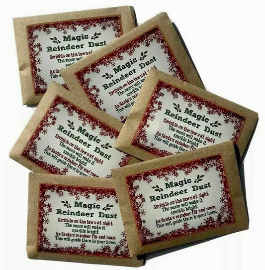 Magic Christmas Eve Reindeer Dust (Glittery Oats) x6 Pack
