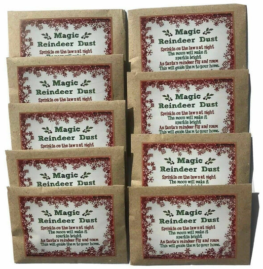 Magic Christmas Eve Reindeer Dust (Glittery Oats) x9 Pack