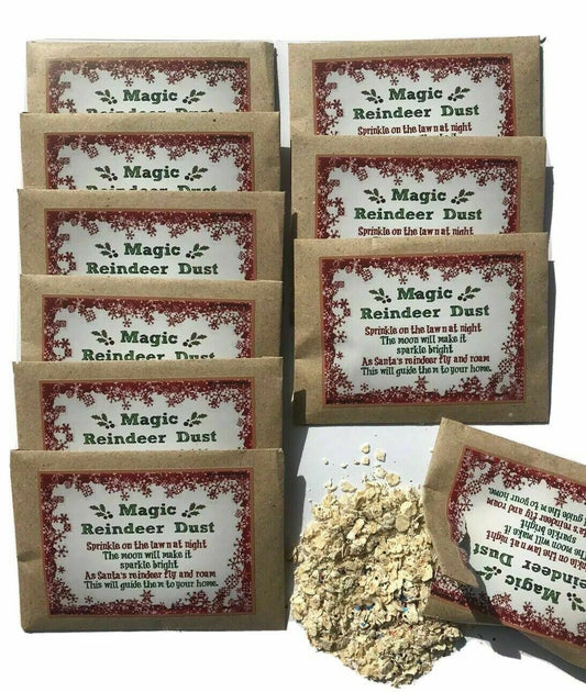 Magic Christmas Eve Reindeer Dust (Glittery Oats) x3-x90 Packs