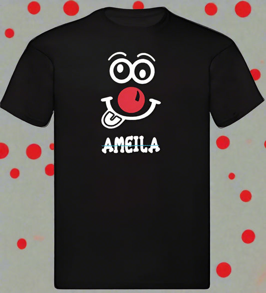 Personalised Kids/Adult T-Shirt Red Nose Day (Face Design)